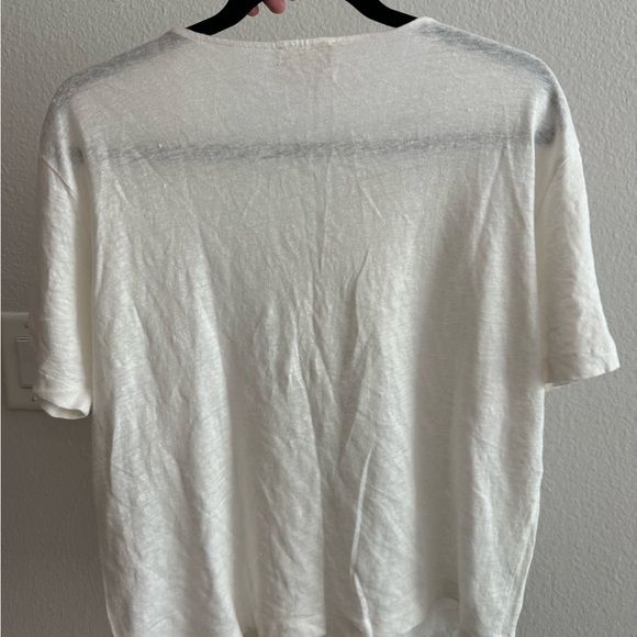 Sezane t shirt Richie in white - Picture 5 of 9